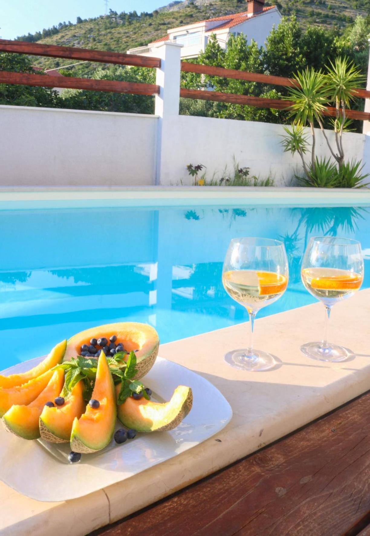 Villa My Rose With A Private Pool Млини Экстерьер фото